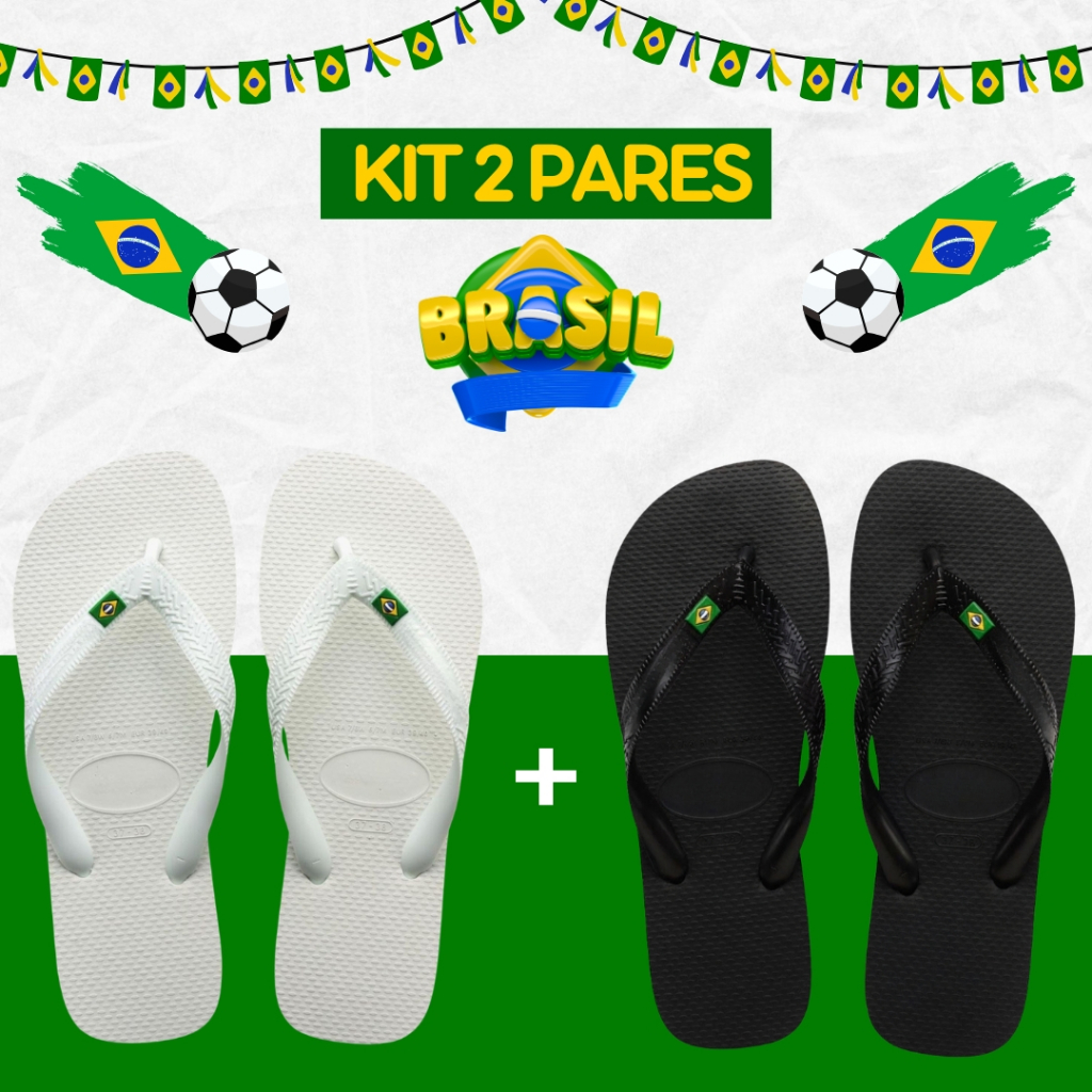 Chinelo Bandeira do Brasil Unissex 100% Borracha SBR Confortável Resistente Leve Estiloso Casual Verão Brasileiro