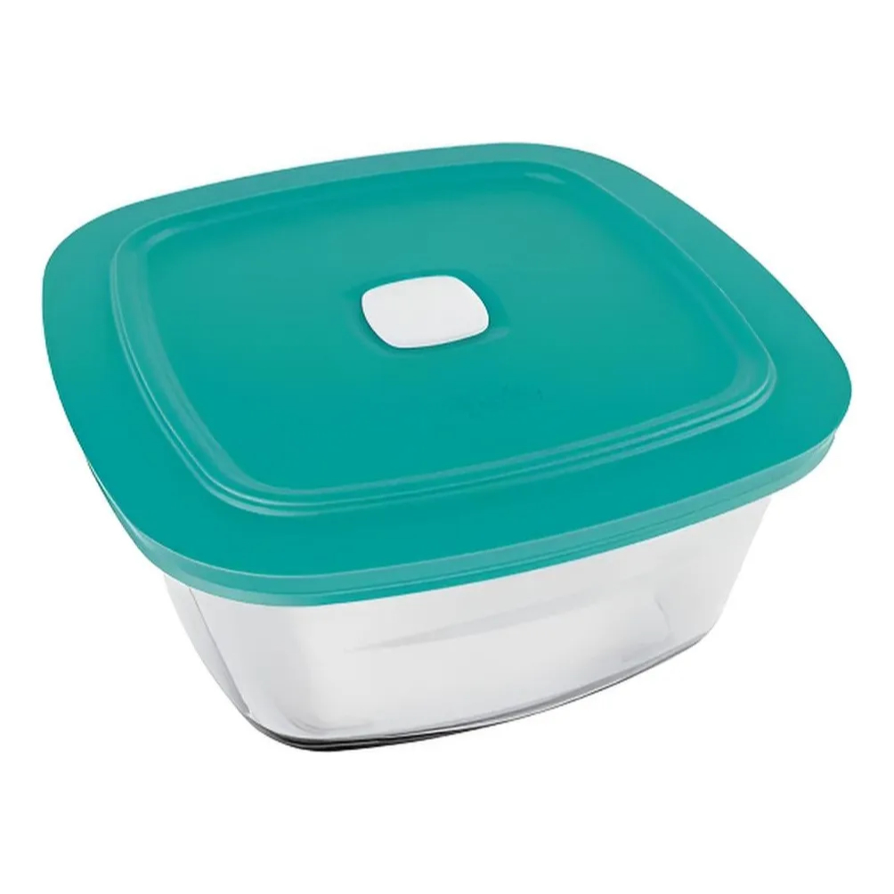 Pote Temperado Facilita Vap 2L Quadrado - Marinex