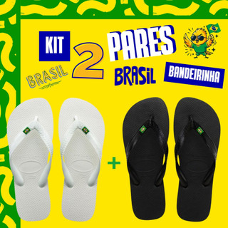 Chinelo Bandeira do Brasil Premium Unissex 100% Borracha SBR Resistente Confortável Leve Durável Estiloso Pronta Entrega