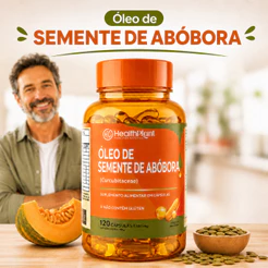 Óleo Semente de Abóbora Concentrado | ORIGINAL | 120 Cápsulas | Saúde da Próstata Coração Contra Envelhec Precoce