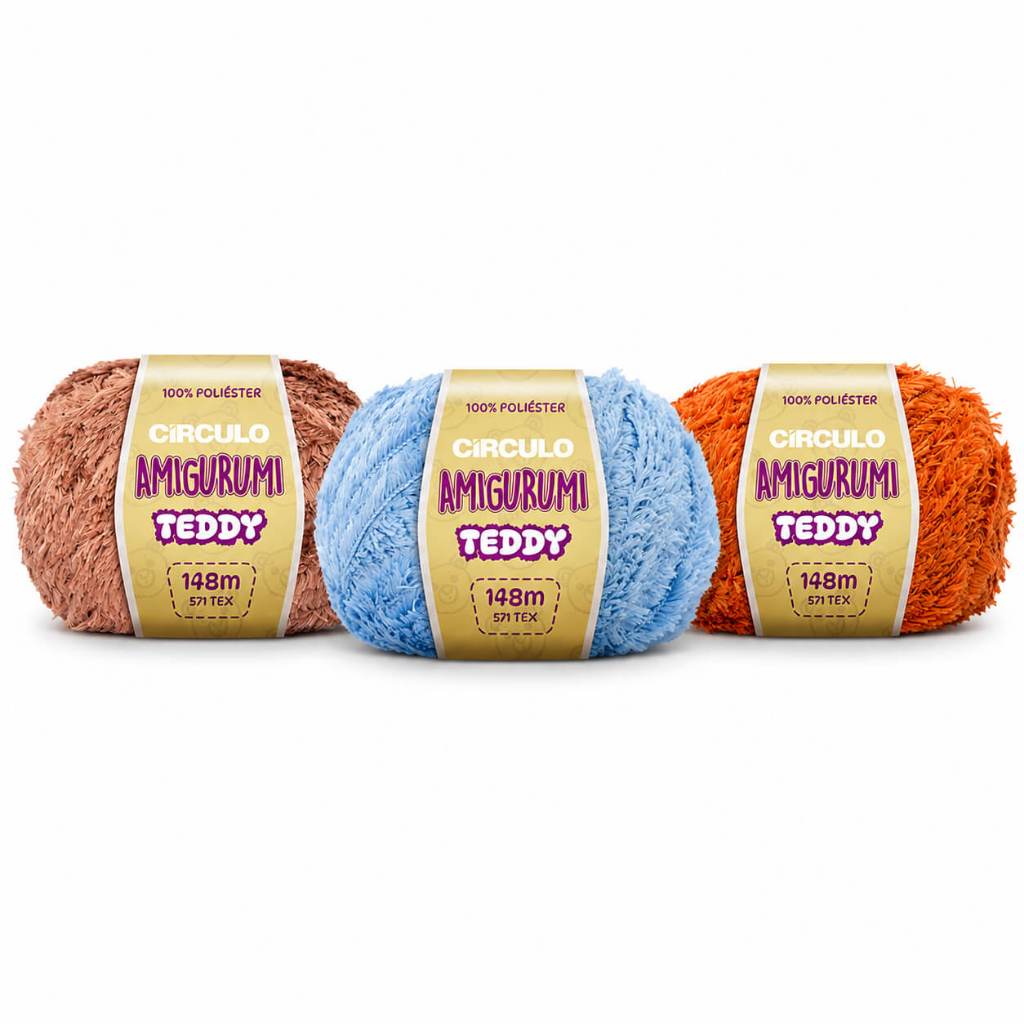 Fio Amigurumi Teddy Circulo 148 Metros