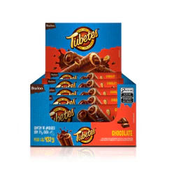 Wafers Barion Tubetes recheio de Chocolate com Cobertura de chocolate16un De 27g