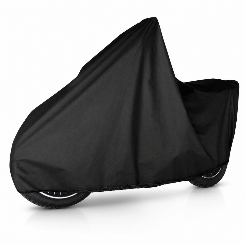 Capa Para Moto Impermeável Proteção UV Sol Chuva Protetora Com Elástico Tamanhos P M G