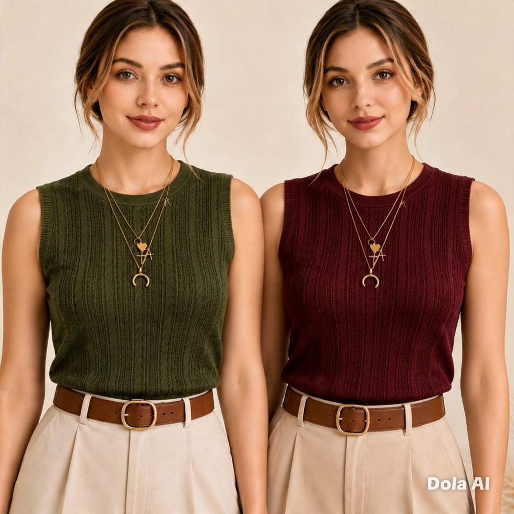 KIT 2 Blusa feminina Regata Texturizada estilosa look social moda  tecido canelado Rugão Casual