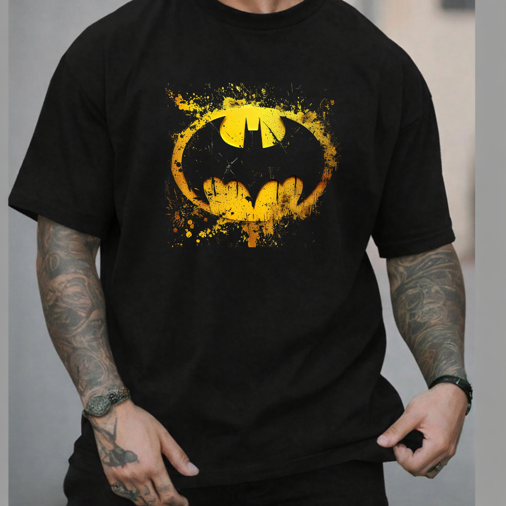Camiseta Masculina Batmann Super Heroi 100% algodão Premium Lançamento Envio Rapido Unissex