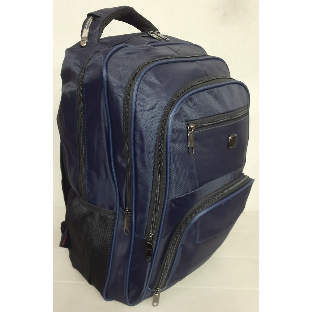 Mochila Masculina Azul Marinho Elemoo Notebook 17 Grande Reforçada Escolar Faculdade Trabalho Impermeável Resistente