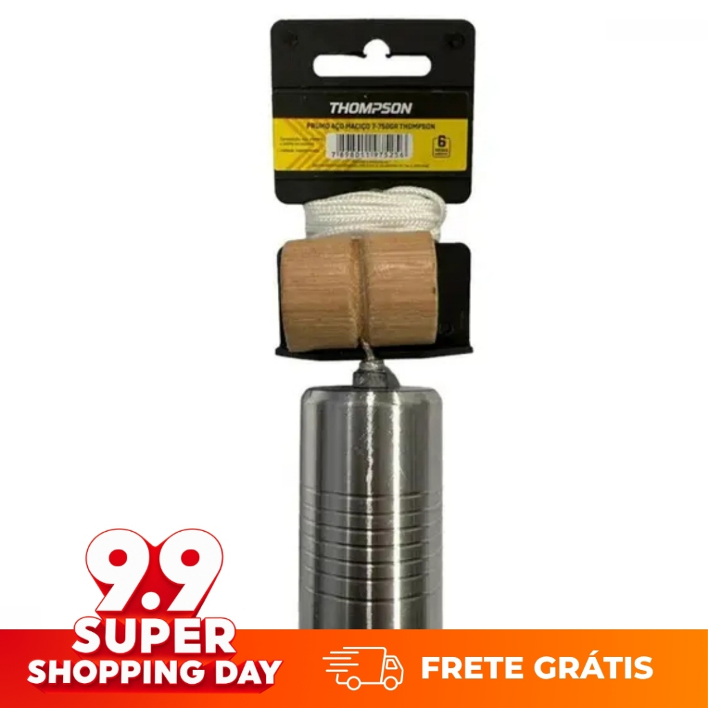 PRUMO DE AÇO No7 750G THOMPSON