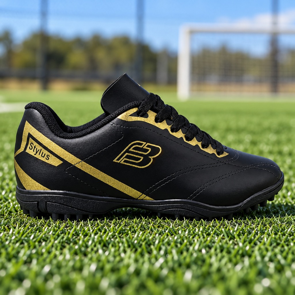 Chuteira society Campo Sintético Costurada Reforçada jogador profissional masculino