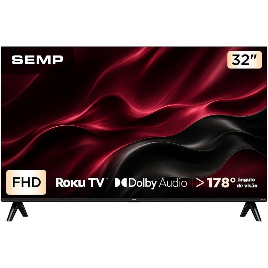 Smart TV SEMP 32" Full HD Roku TV - 32S42R