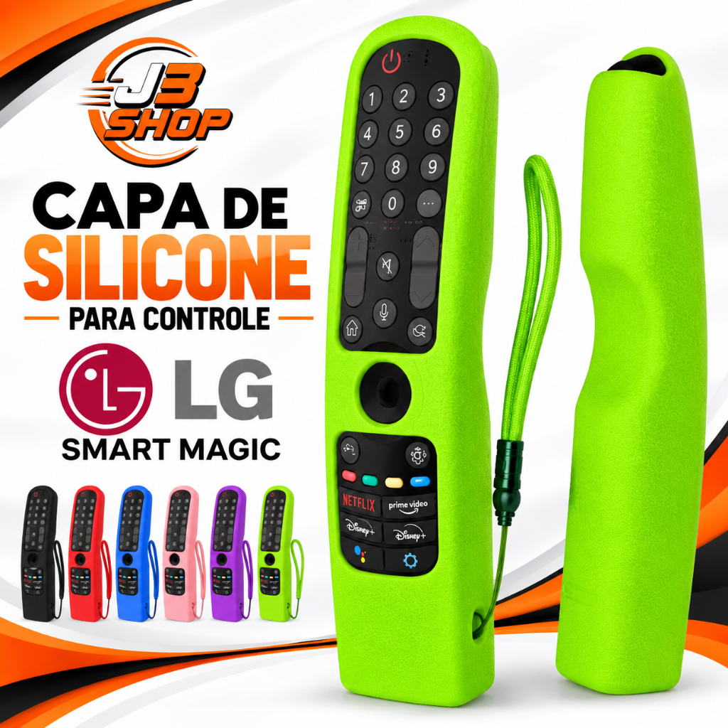 Capa De Silicone Para Controle Remoto Tv LG Smart Magic