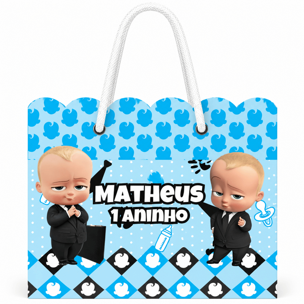 Kit Sacolinhas Personalizadas PODEROSO CHEFINHOcom NOME E IDADE Lembrancinha Festa Infantil
