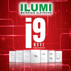 Tomadas e Interruptores Placas e Módulos Ilumi Linha i9 Design Moderno - Escolha seus modelos