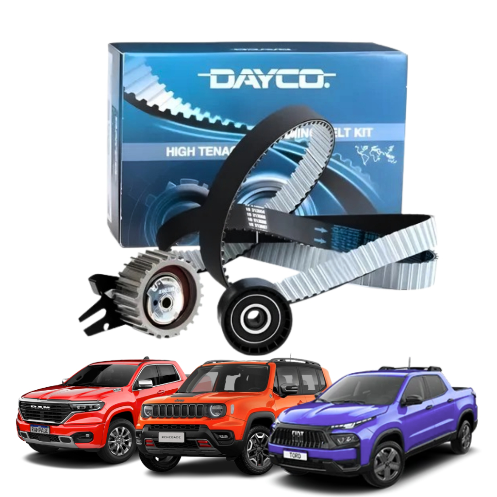 Kit Correia Dentada Jeep Compass Renegade Fiat Toro 2015 2016 2017 2018 2019 2020 2021 2.0 16v Diesel Original Dayco