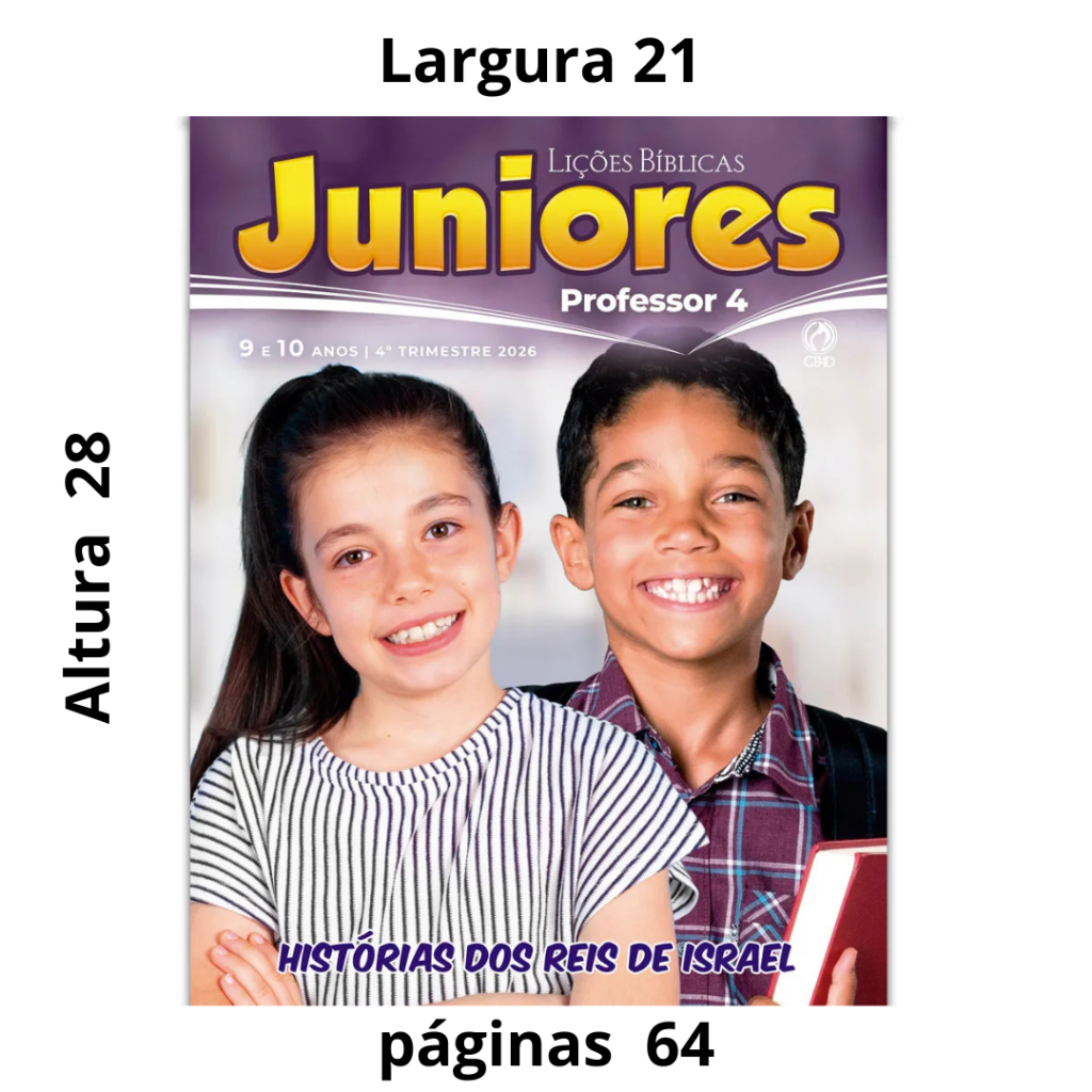 Revista Lições Bíblica Juniores Professor 4º Trimestre 2026 · foto 2
