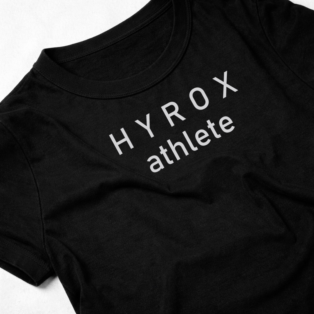 Regata Camiseta Oversized Hyrox Esporte Hibrido Hybrid Athlete Academia Musculção 100% Algodão Unissex Premium