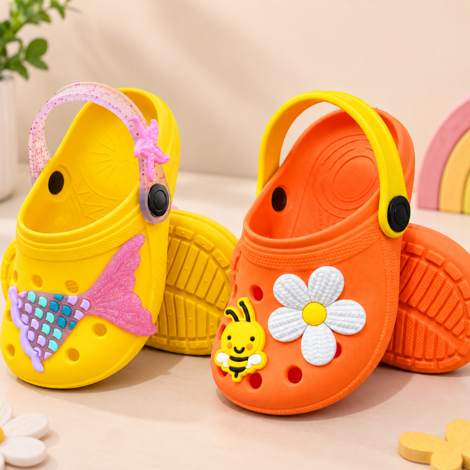 Kit 2 Pares Babuche Infantil Menina