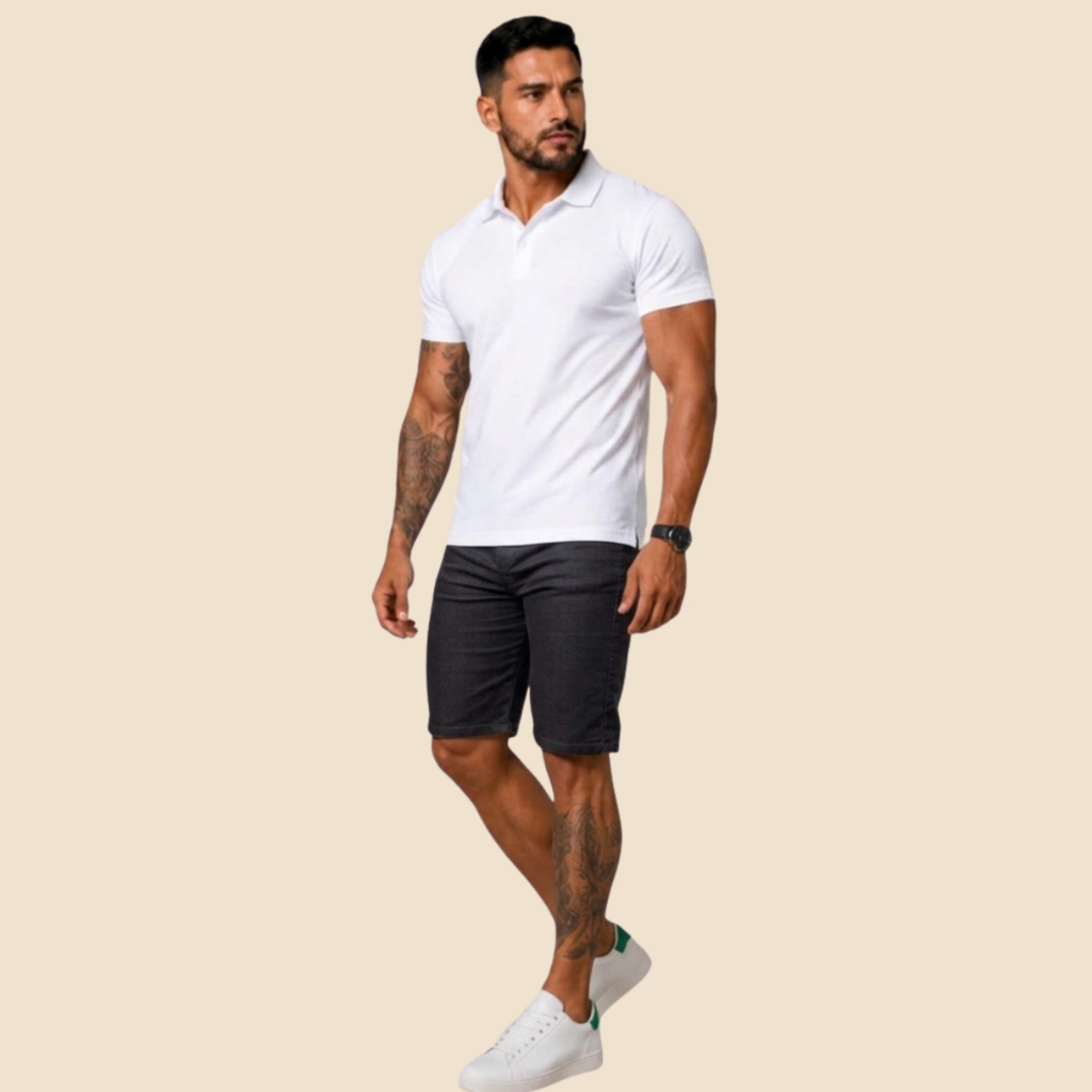 Bermudas Jeans Masculinas Com Elastano Lycra Shorts Masculino Adulto Premium Envio Imediato