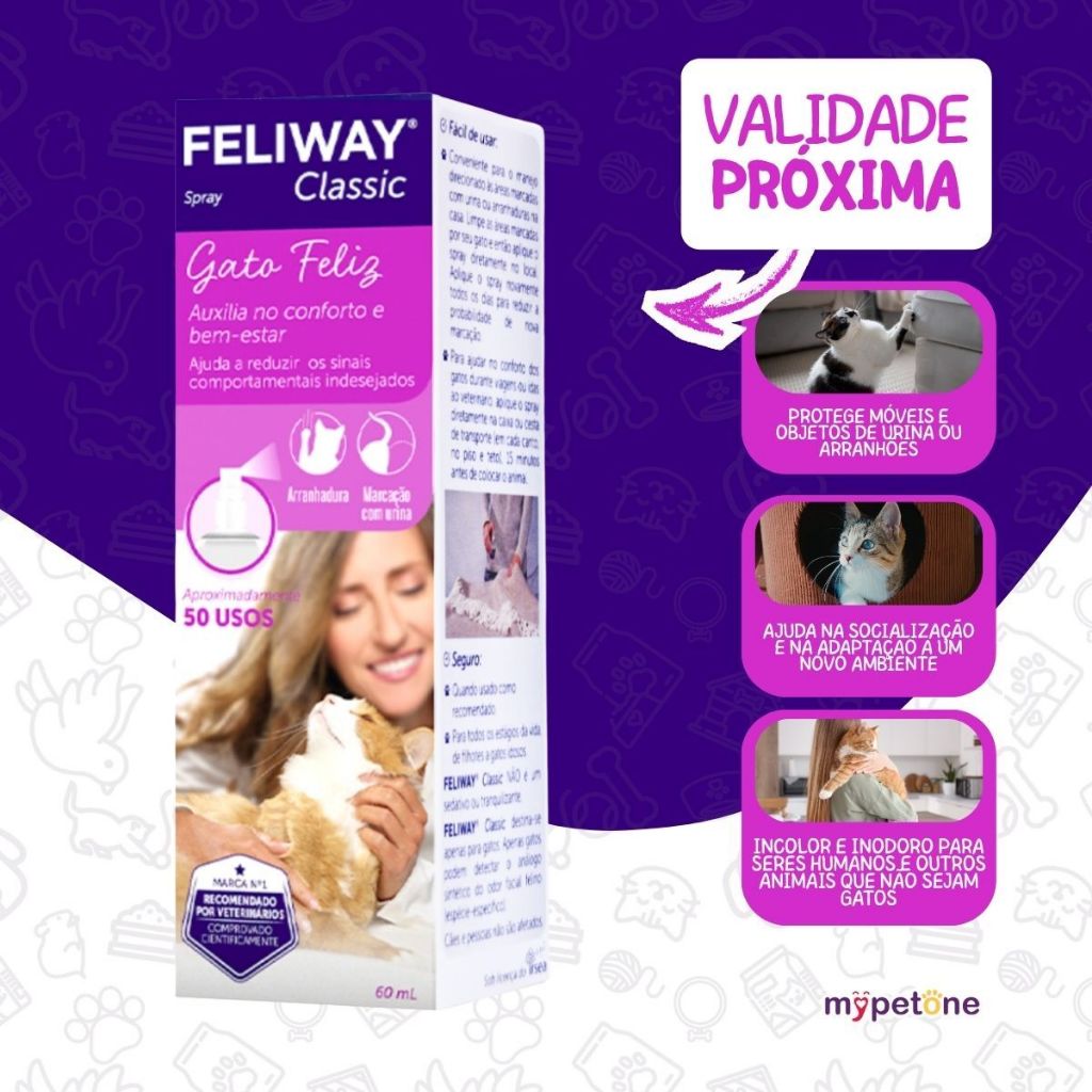 Feliway Classic Ceva Spray para Gatos - 60 mL