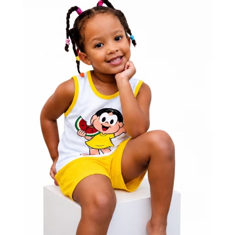COR E ESTAMPA SORTIDOS/PIJAMA FEMININO INFANTIL