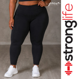 CALÇA LEGGING PLUS SIZE SUPLEX PREMIUM CÓS ALTO FITNESS FEMININO