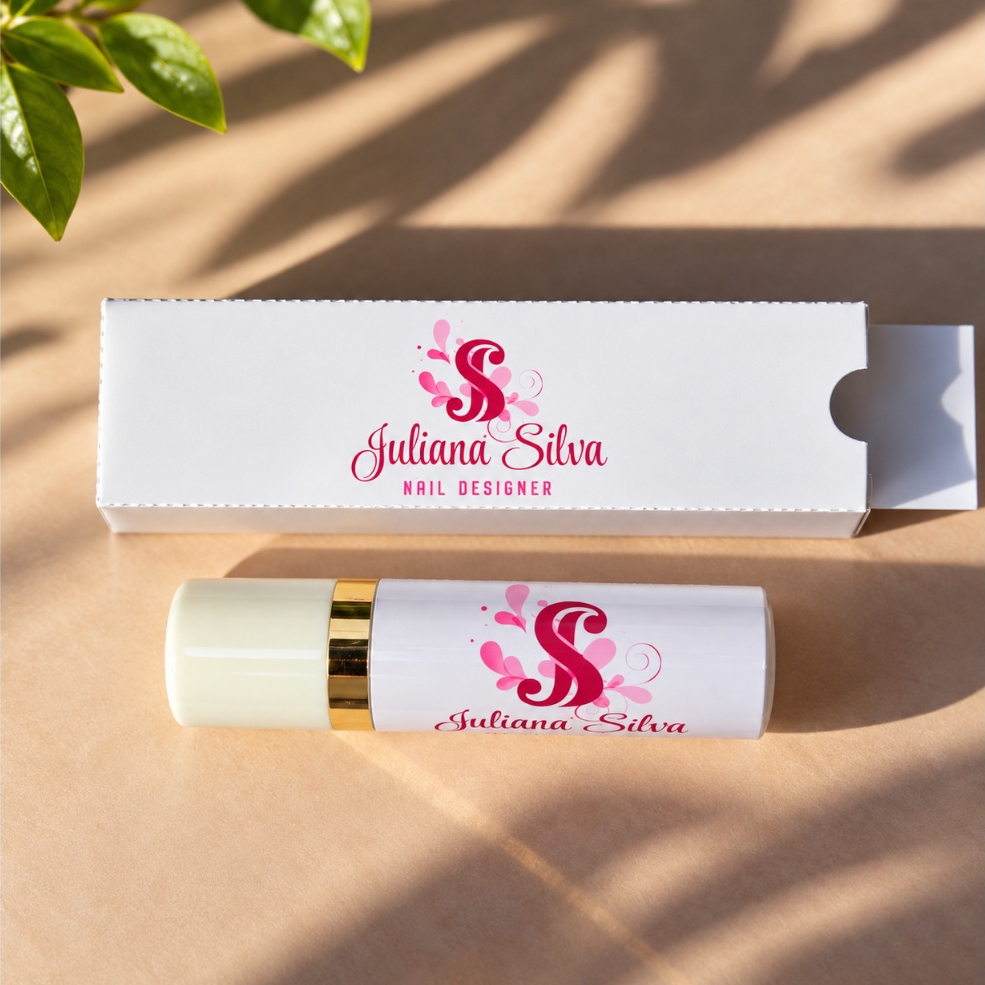 Caixinha + Adesivo Personalizado para Manteiga de Cacau | Papel Fotográfico ✨💄