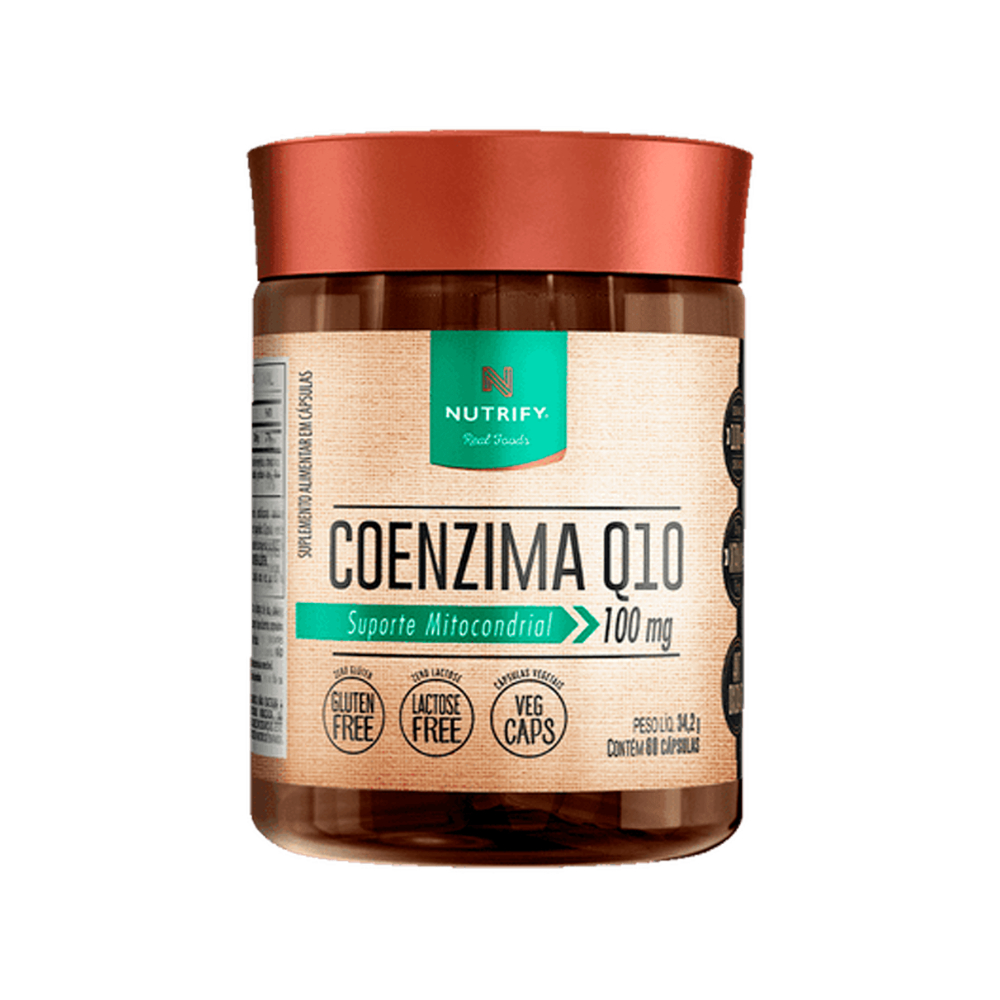 Conzima Q10 100mg Nutrify 60cps suporte mitocondrial