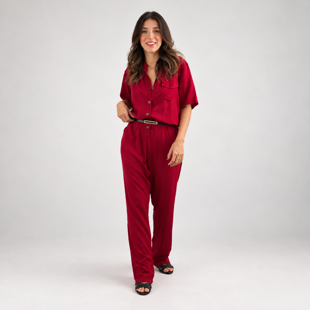 Macacão Feminino Cecília - Elegância e Conforto com Modelagem Perfeita para Todas as Ocasiões