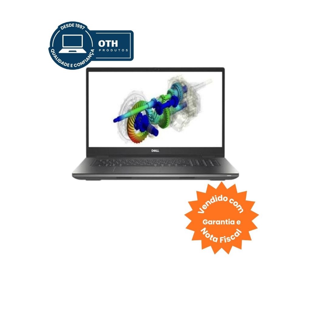 Notebook Dell Precision 7770, 17,3”, i7 12ª Geração, 32GB , SSD 2TB, NVIDIA RTX A3000