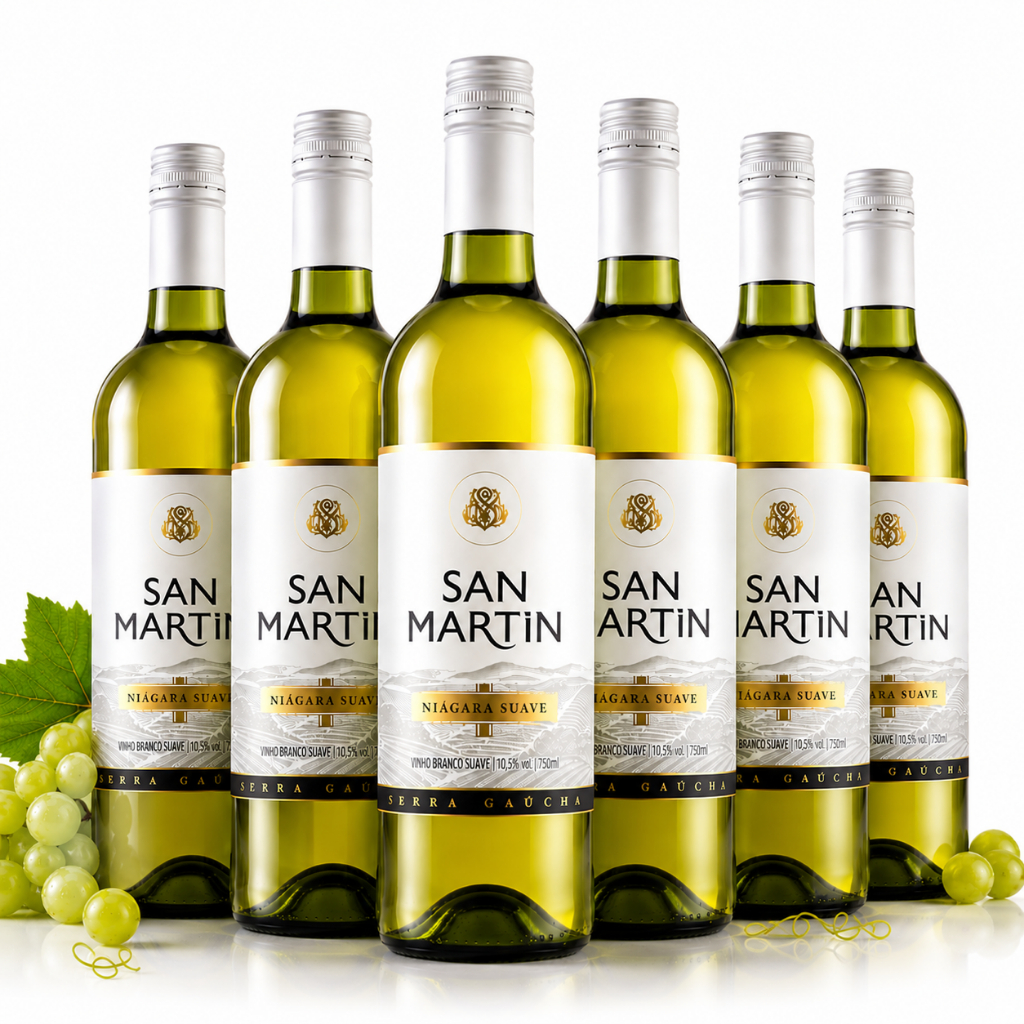 Vinho Branco Fino San Martin Niagara Suave 750ml