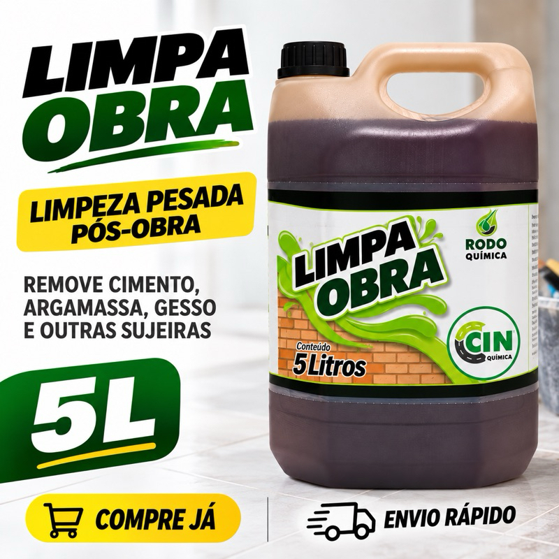 Limpa Obra 5 Litros Rodo Química