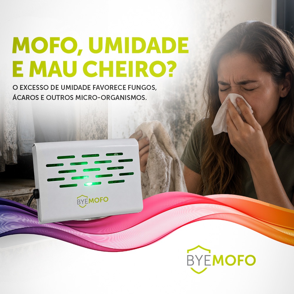 Kit 2x Antimofo Eletrônico Byemofo Ar Limpo Sem Produtos Químicos - Original — imagem 2 de 2