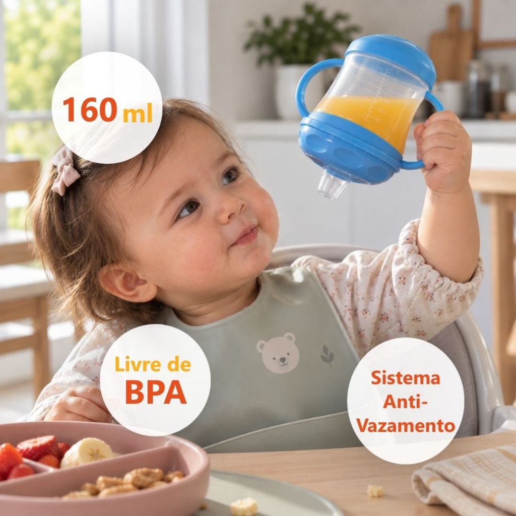 Copo de Treinamento/Transição Infantil para Bebês e Crianças 160ml - ColorBaby · foto 2