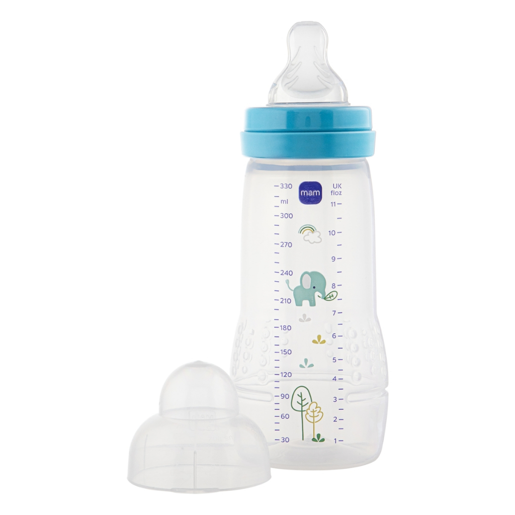 Mamadeira Easy Active Bico 4m+ Azul 330ml - MAM