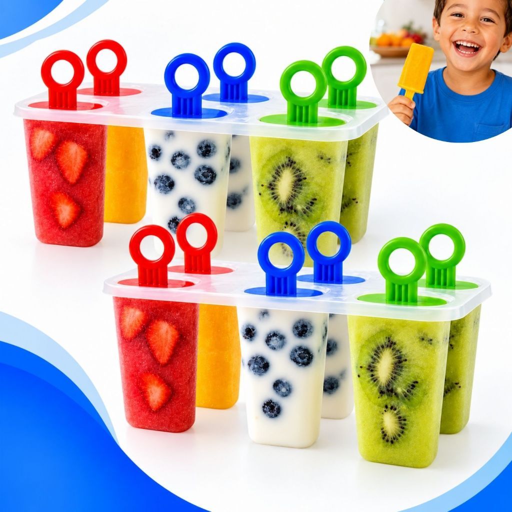 Forma Forminha para Fazer Sorvete Picolé Picoleteira Palito Caseiro Crianças