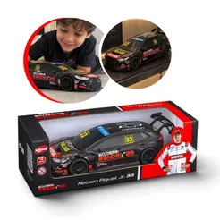 Miniatura Carro Stock Car 1:30 Chevrolet Nelsinho Piquet Pneus Emborrachados Modelo 33