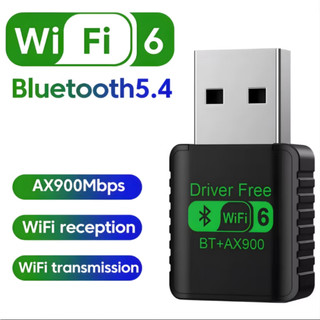 Adaptador USB Wi-Fi 6 + Bluetooth 5.4 AX900Mbps – Conexão Ultrarrápida e Estável