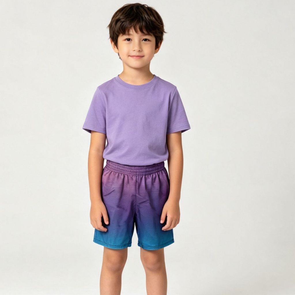 Kit Com 04 Bermuda de Elástico Infantil e Juvenil Masculina Estampado Menino Praia
