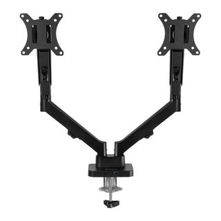 Suporte Articulado P/2 Monitores Zinnia Nimbo 210, 13" a 32", Pistão a Gás, USB 3.0 / USB-C, Preto, ZNO-USB210-BL01-V2