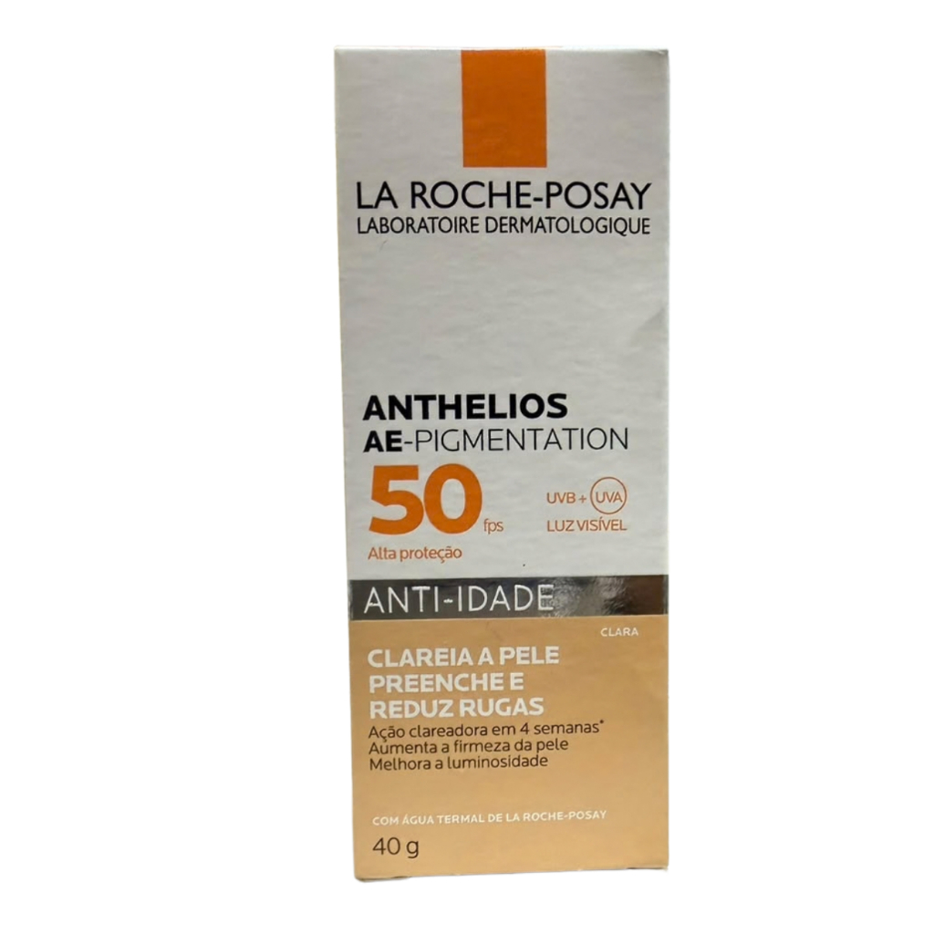 Protetor Solar Facial La Roche-Posay Anthelios AE-Pigmentation Cor Clara FPS 50 com 40g