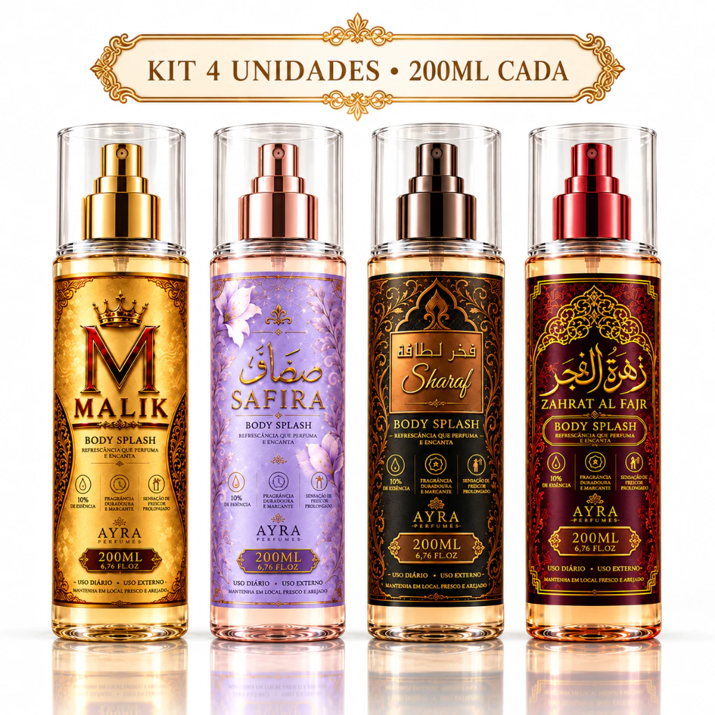 Body splash Femininos spray corporal Arabe 200ml para mulheres, fixação forte, envio imediato — imagem 1