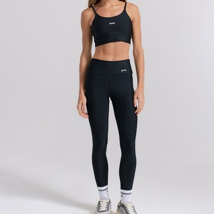 Conjunto Feminino Legging Para Academia, Treino, Corrida + Top Dark Zero Transparência Proteção UV50+ Tecnologia Dry