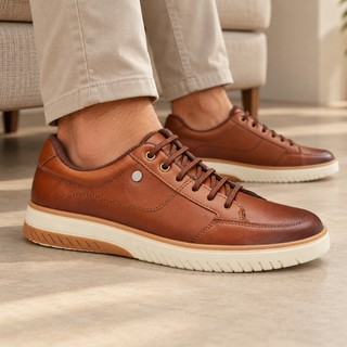 Sapatênis Masculino Premium Tenis Casual Com Cadarço Dia A Dia Confortável