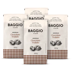 Baggio Café Aromas Kit Chocolate Trufado Torrado e Moído 1kg (4x250g)