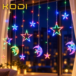 Luzes LED Natal 3,5m 138 Lâmpadas 8 Modos de Efeito 110V |Pisca-pisca Decorativo Luzes de Natal