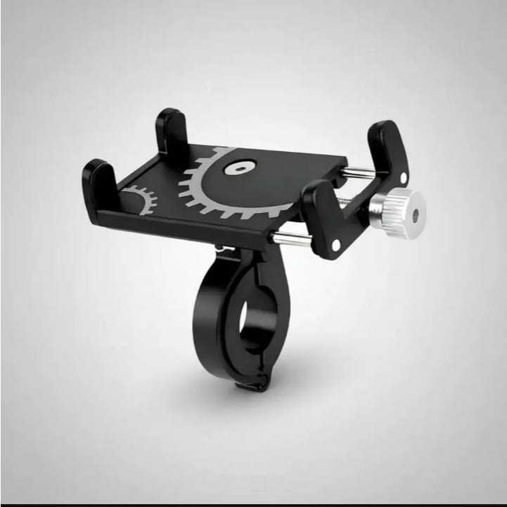 Suporte Celular GPS Alumínio Para Bicicleta e Moto Fixação Firme Ajustável Bike Resistente Universal - 1Pc