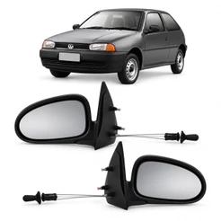 Par Do Retrovisor Externo Gol Bola e Parati Bola 2 portas 1995 96 97 98 99 2000
