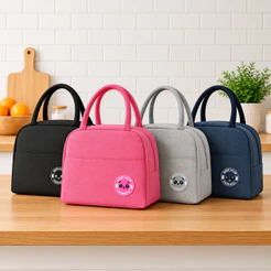 Kit 50 Bolsas Térmicas Portátil Lancheira Térmica Marmita Viagem