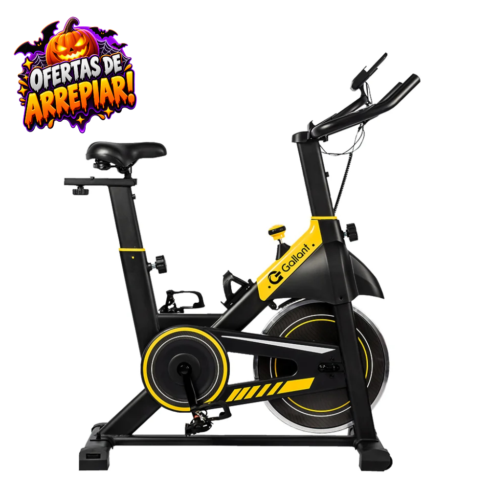 Bicicleta Ergométrica Spinning Gallant Elite Magnética Ate 120kg Roda De Inercia 13kg