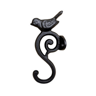 Gancho -EM S- Pendurador Bolsa Casaco Porta Toalha Cabide Vintage, pássaro colonial Passarinho Jardim decorativo