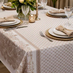 Toalha de Mesa Linhão 4 e 6 Lugares.